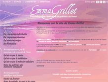 Tablet Screenshot of emma-grillet.fr